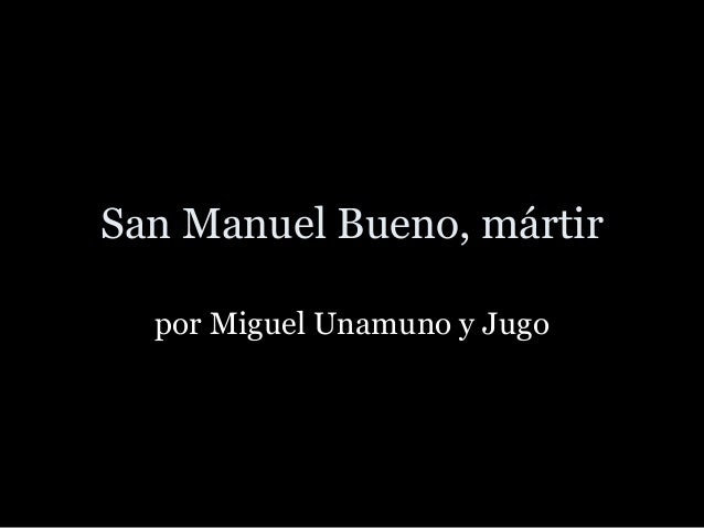 Descargar San Manuel Bueno Martir Pdf